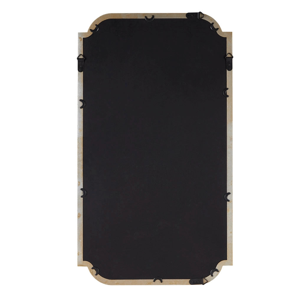 Adelaide Gold Scalloped Wood Wall Mirror