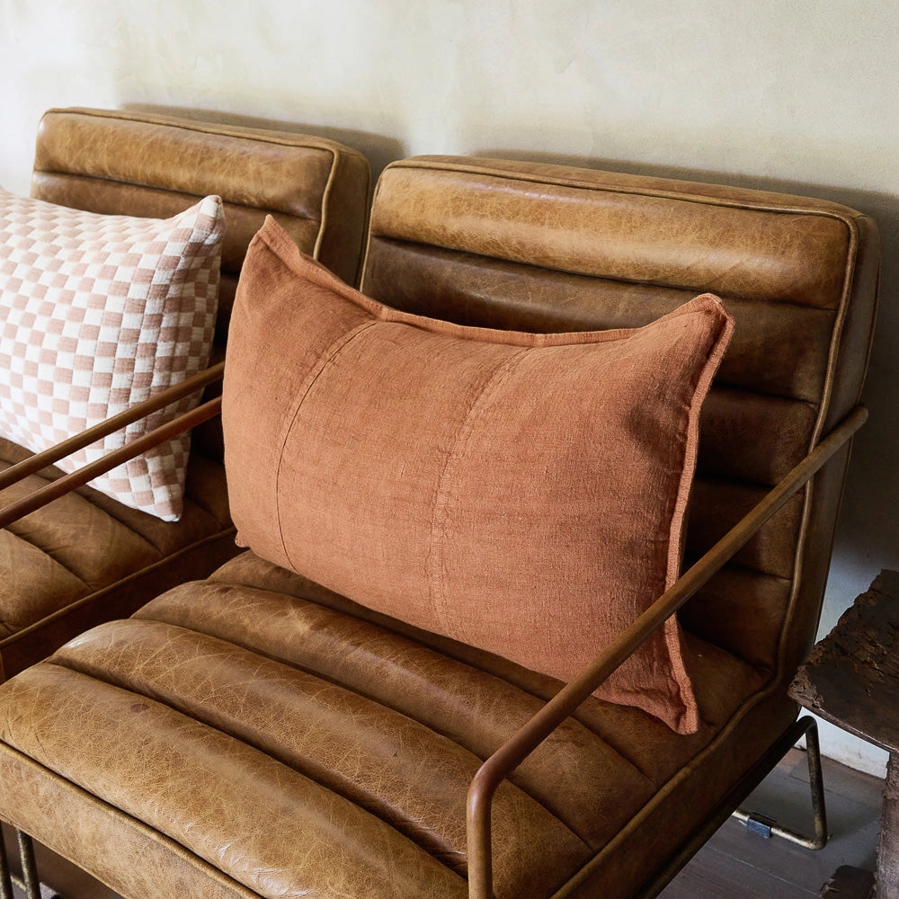 Nutmeg Luca Linen Cushion Cover