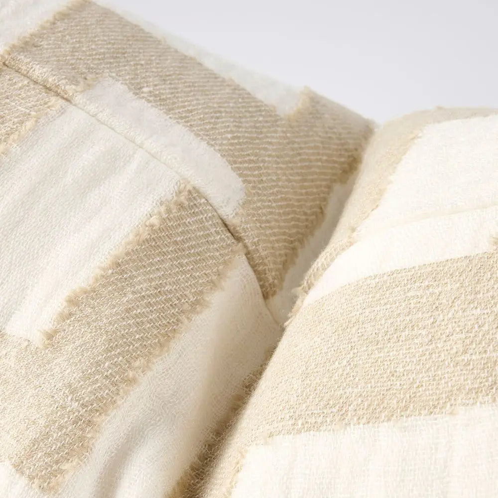 Cream Luca Linen Cushion Cover