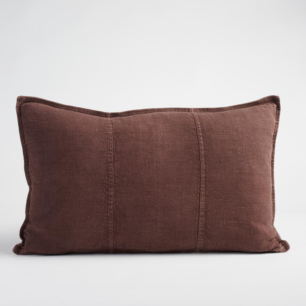 Chocolate Linen Cushion Cover