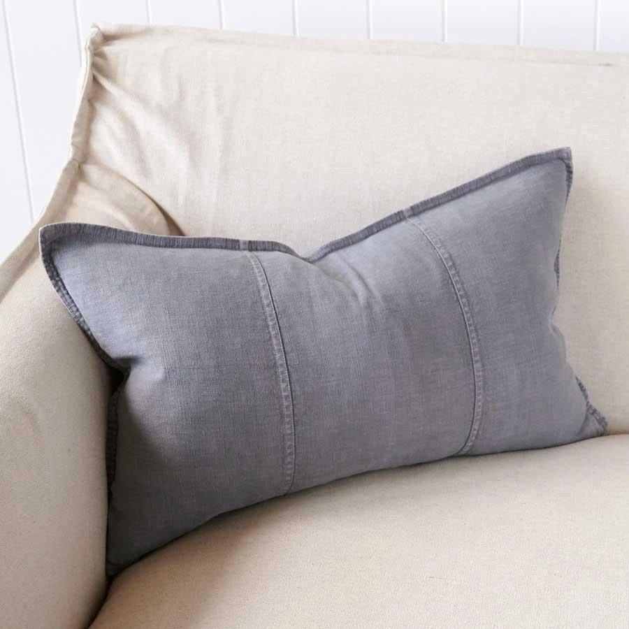 Slate Linen Cushion Cover