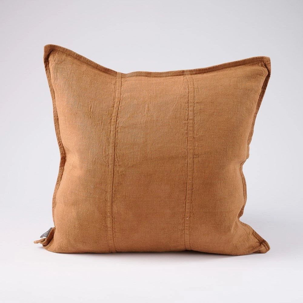Nutmeg Luca Linen Cushion Cover