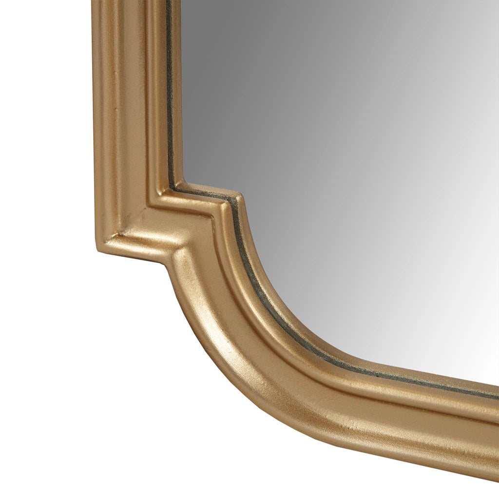 Adelaide Gold Scalloped Wood Wall Mirror
