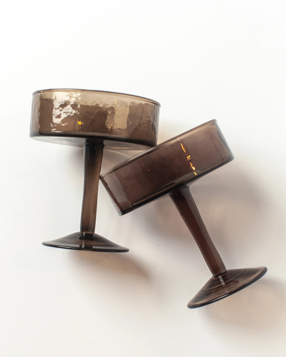 Handblown Cocktail Glass Set