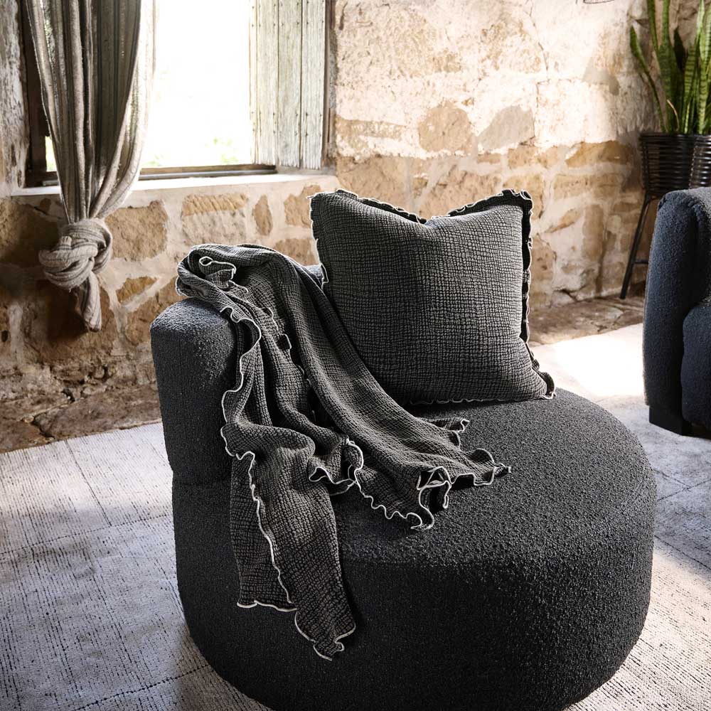 Black Onda Throw