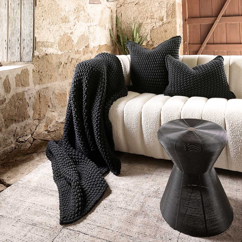 Marco Cushion Cover - Black