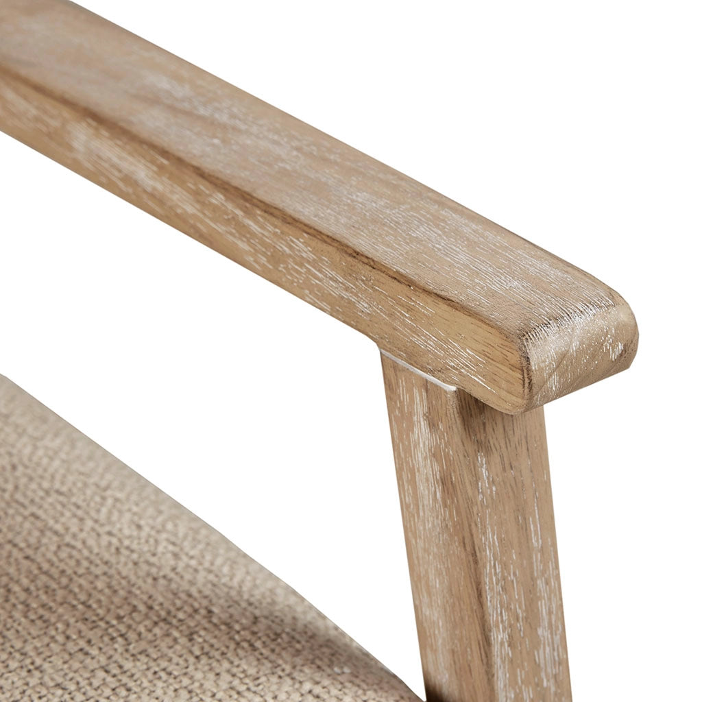 Modern Farmhouse Wood Armchair