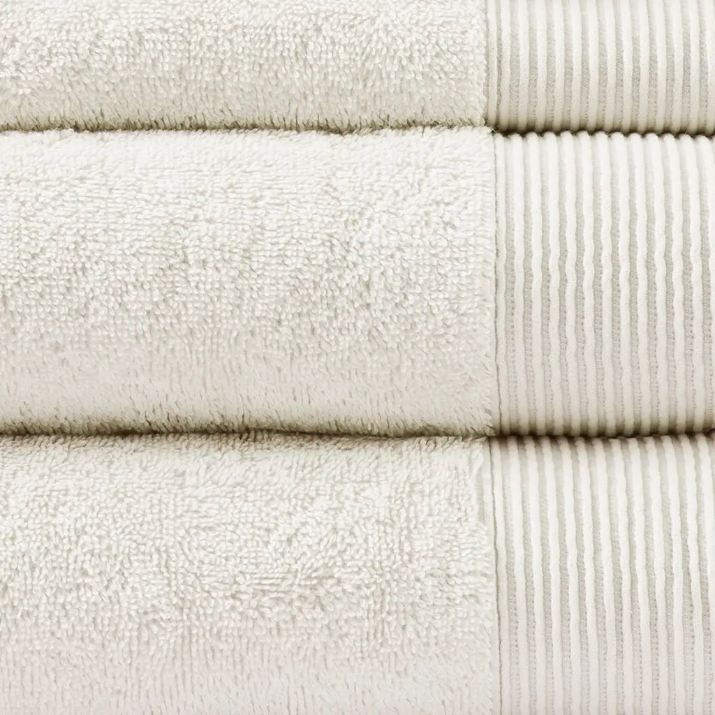 6 Piece Cotton Blend Towel Set