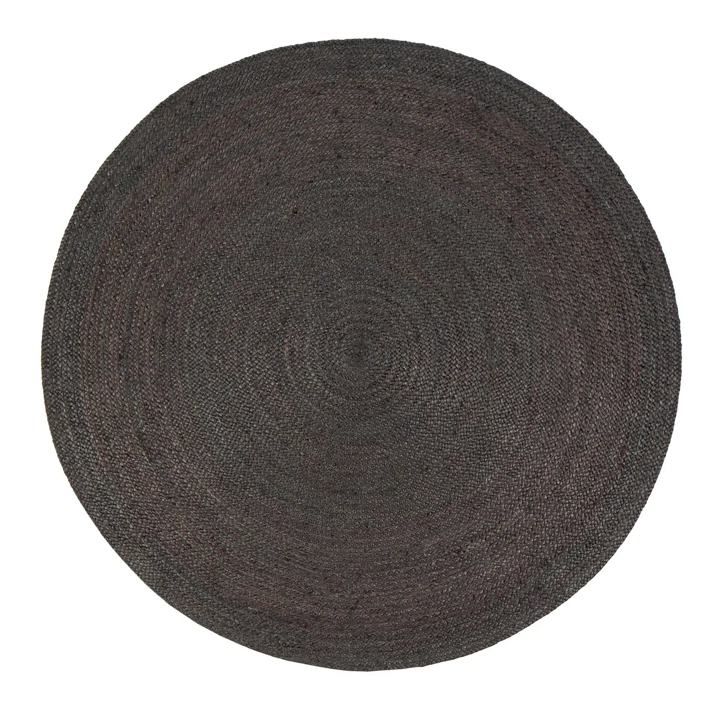 Shadow Grey Woven Jute Area Rug