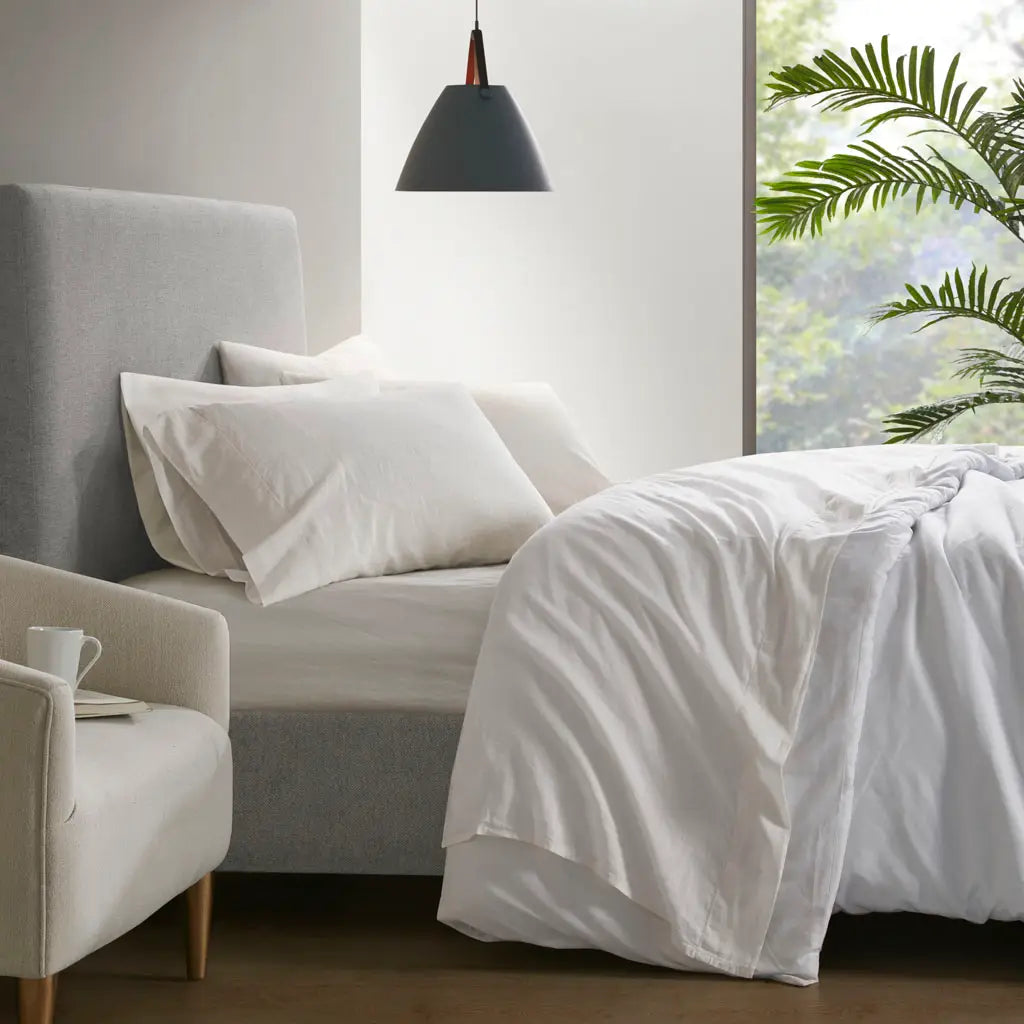 Linen Cotton Pillowcases - 2 Piece