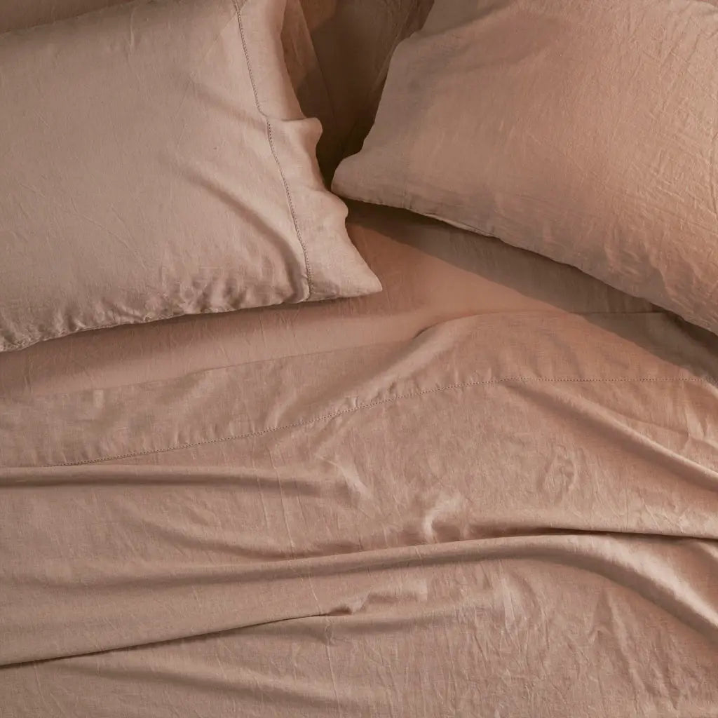 Linen Cotton Pillowcases - 2 Piece