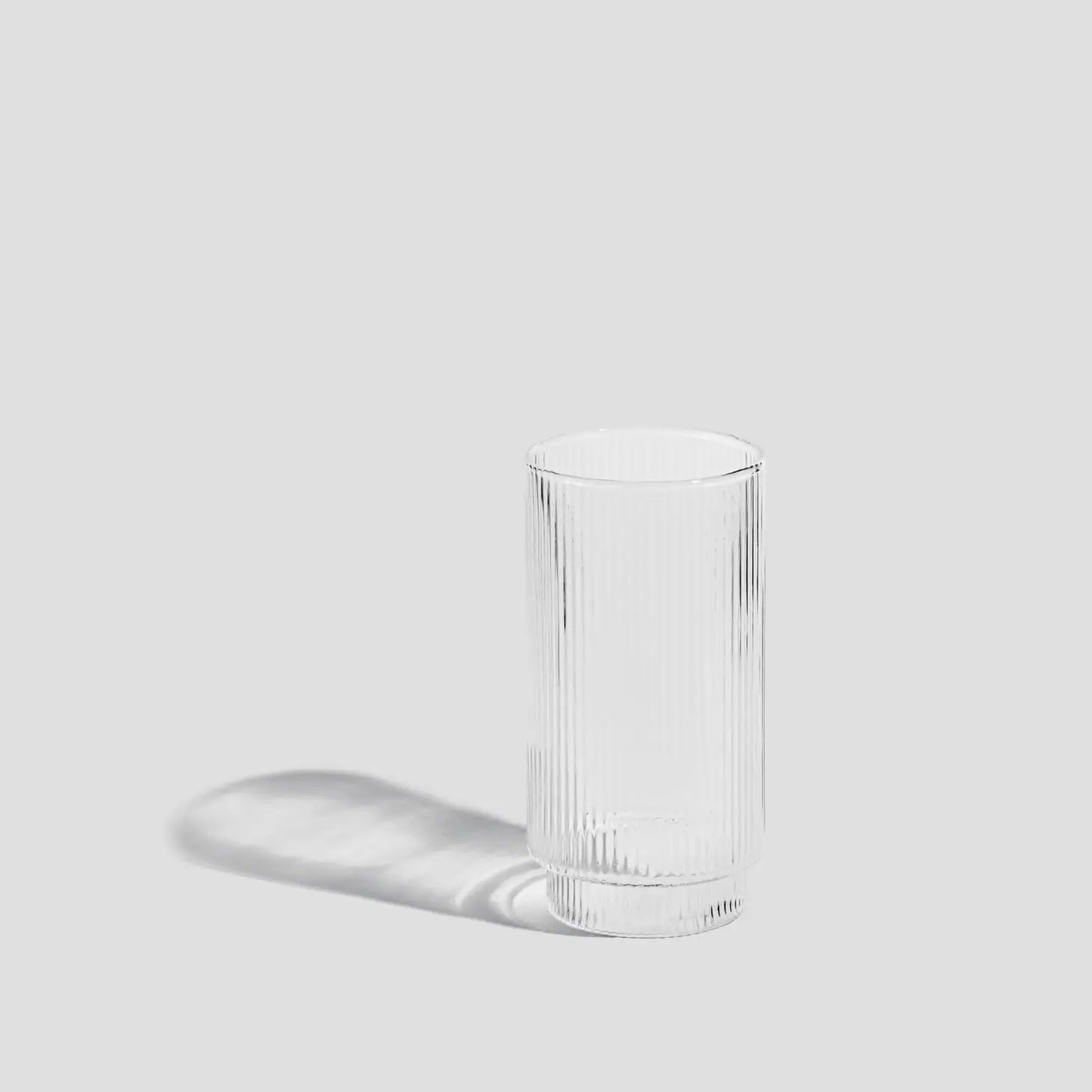 Tall Ridged Glassware -Set of 4
