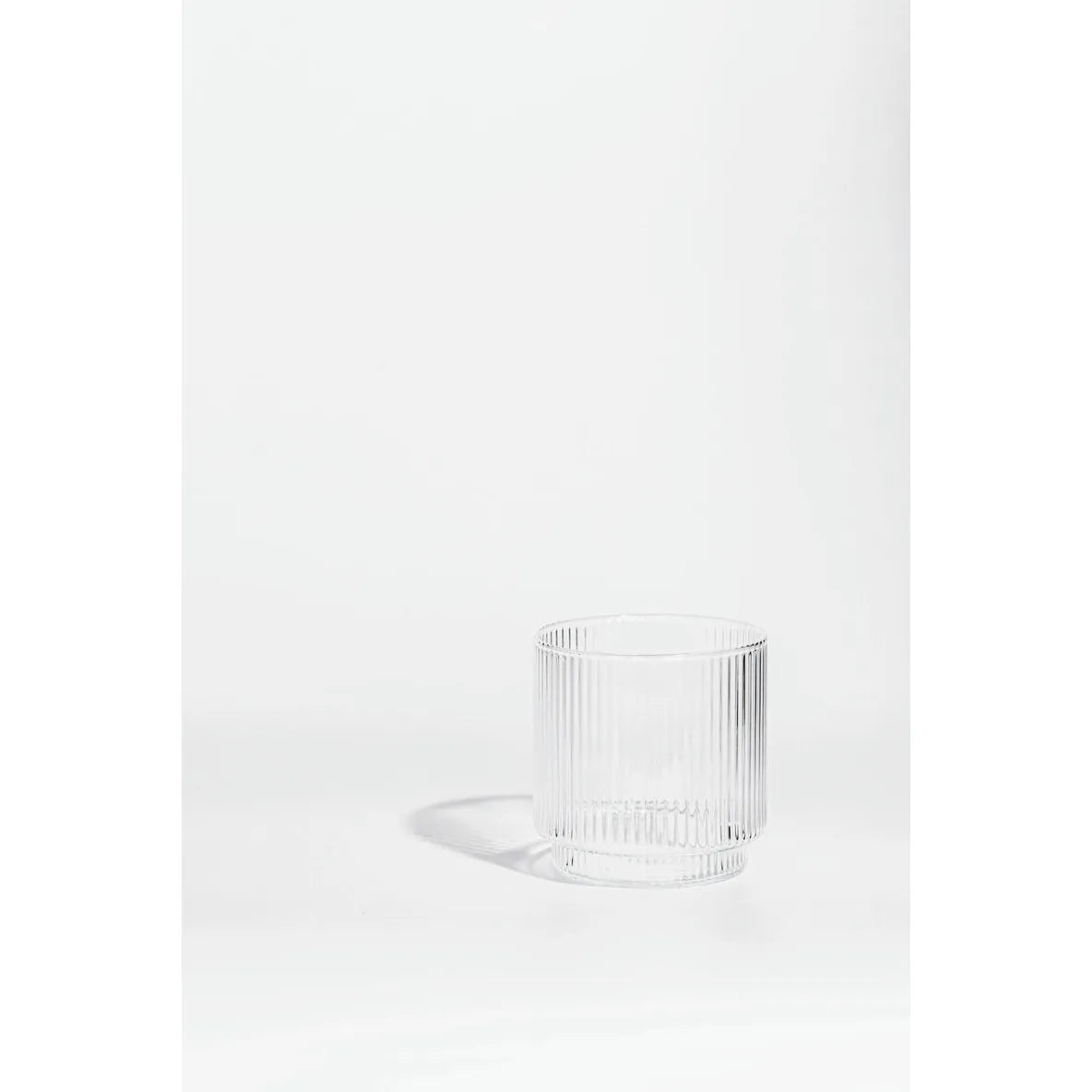 Short Ridged Glassware -Set of 4