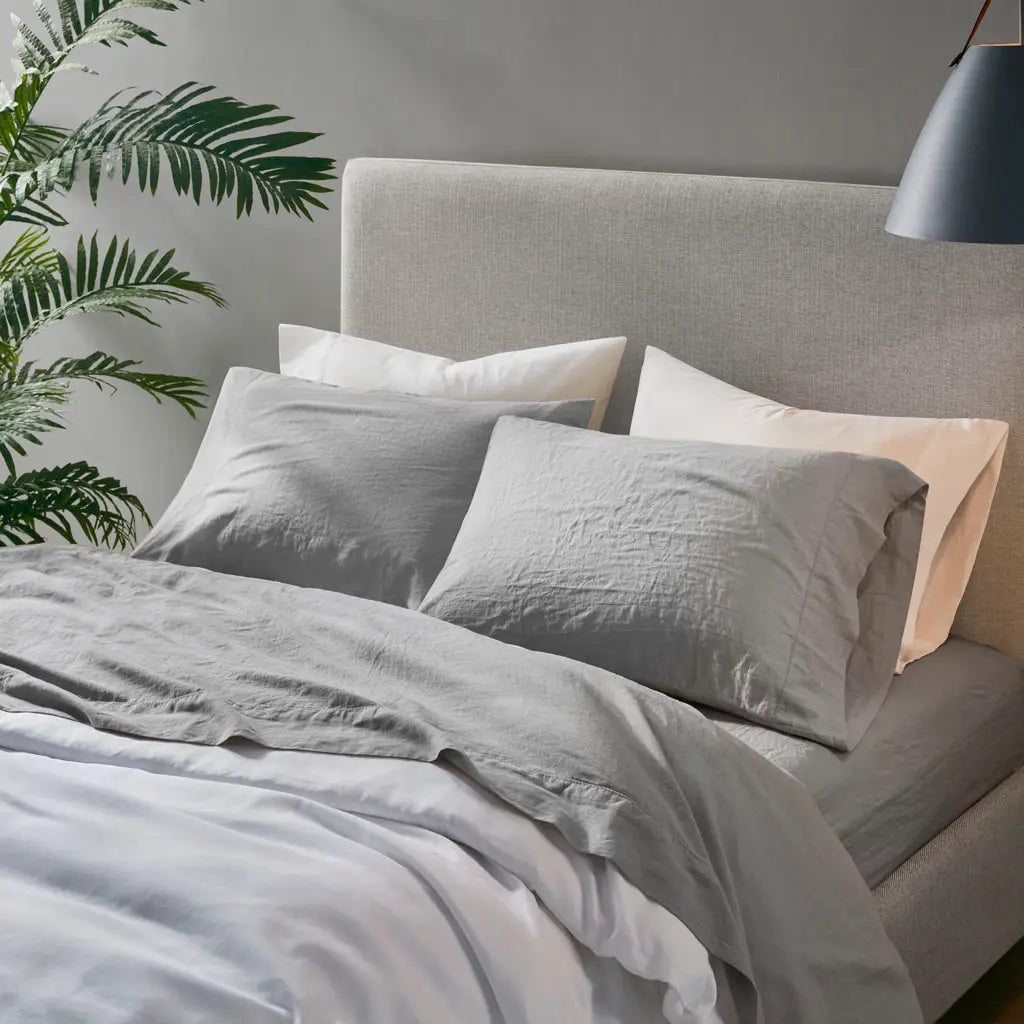 Linen Cotton Pillowcases - 2 Piece