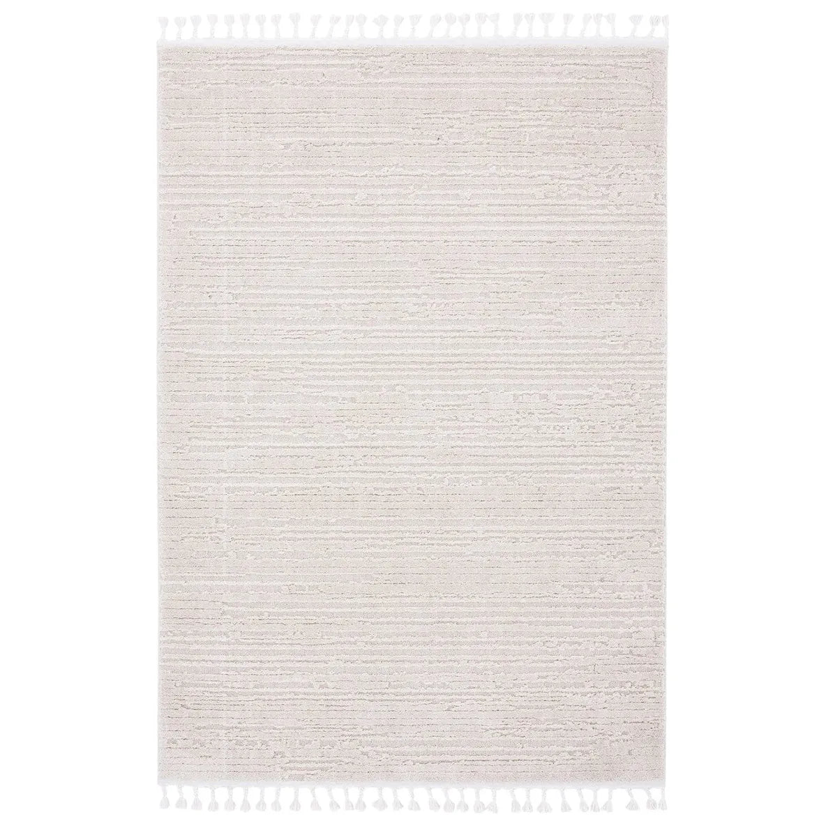 Leilani Ivory Cream Textured Rug Rillo Decor