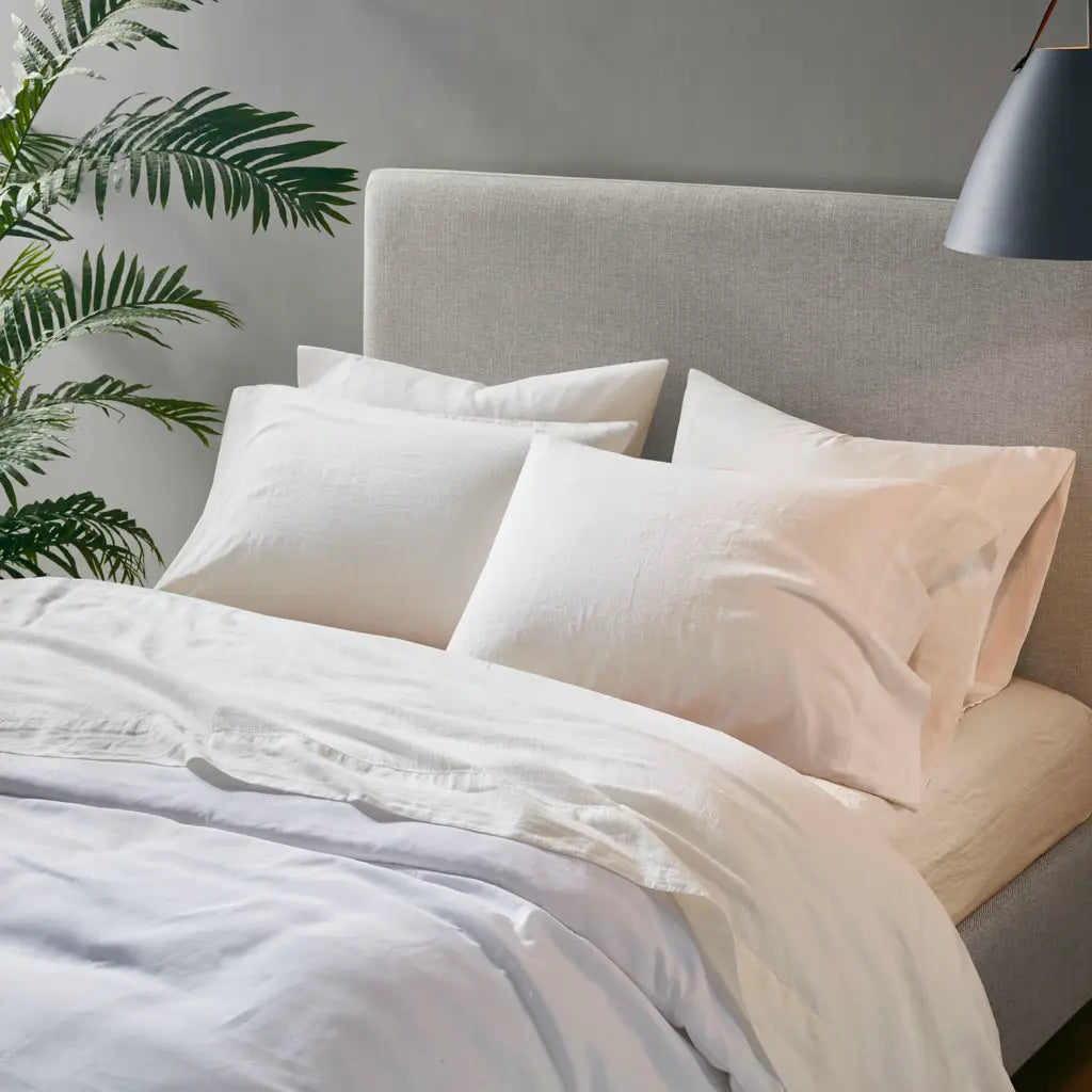 Linen Cotton Pillowcases - 2 Piece