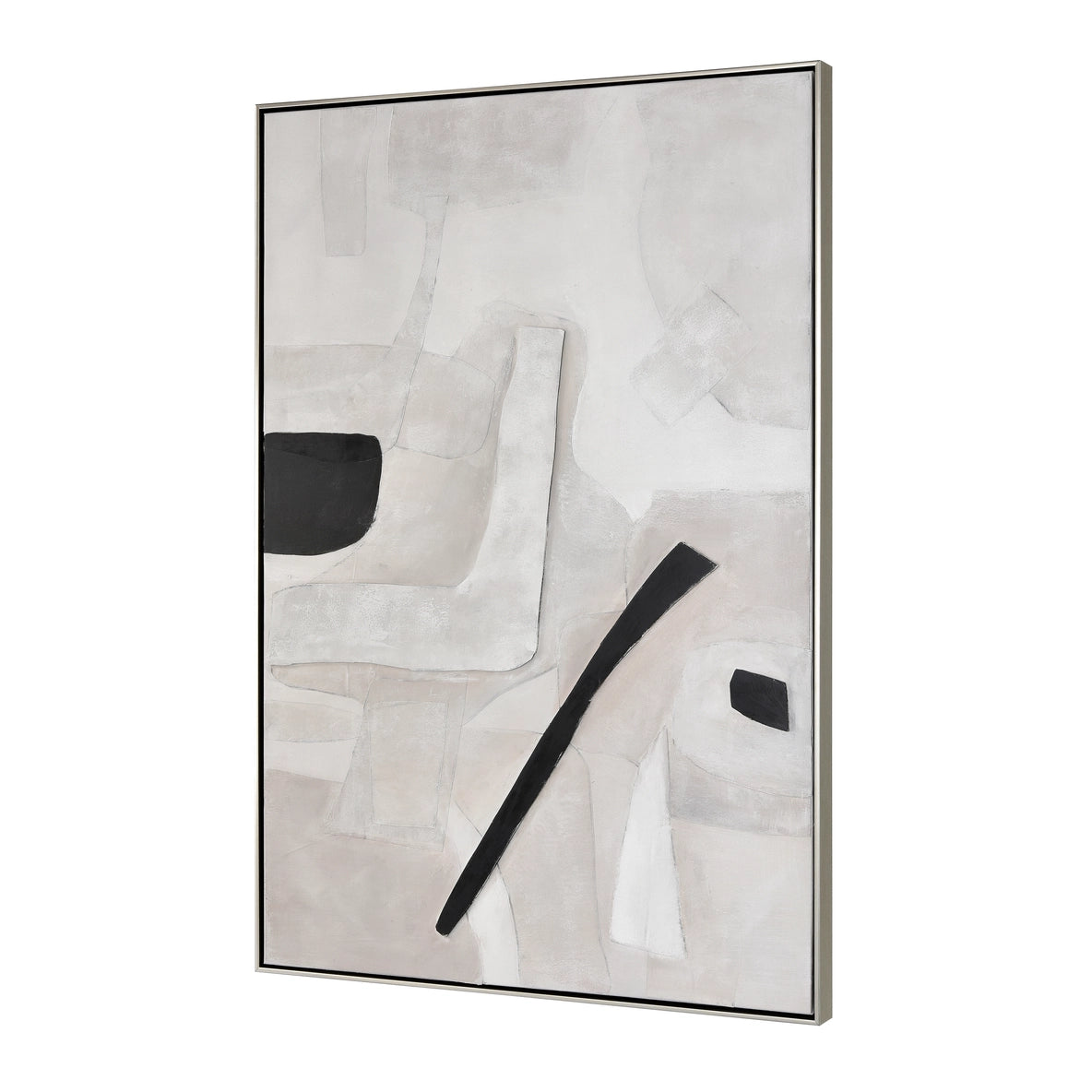 Gracie Abstract Framed Canvas Wall Art