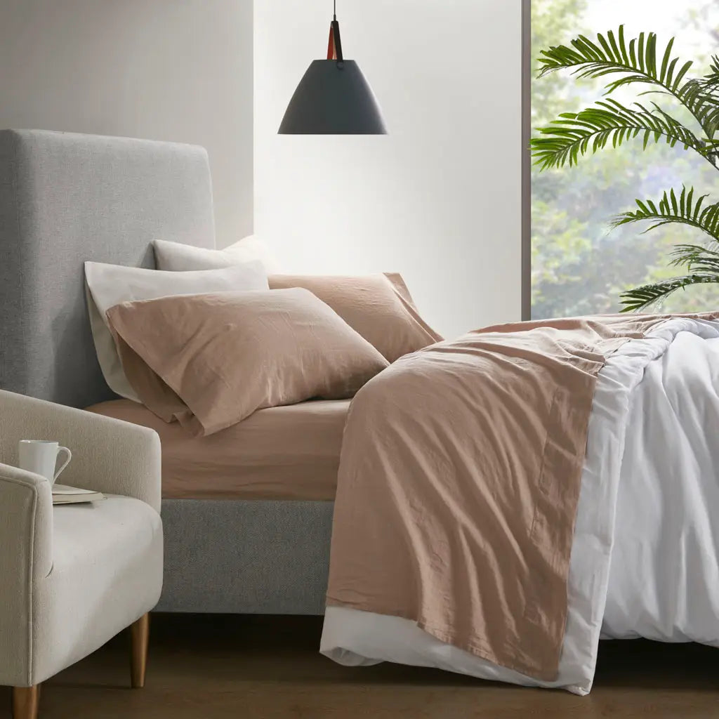 Linen Cotton Pillowcases - 2 Piece
