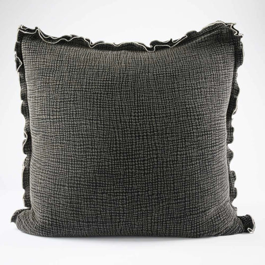 Onda Black Cushion Cover