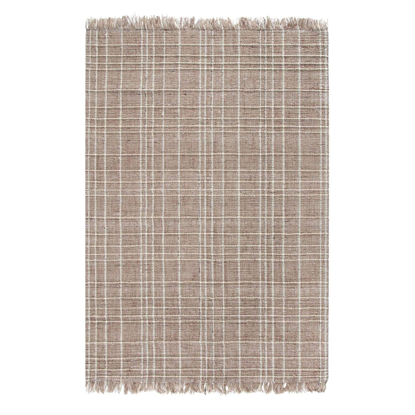 Okemah Tan Wool Area Rug