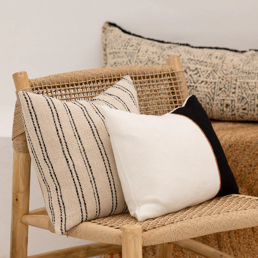 Alba Cushion Cover - Black