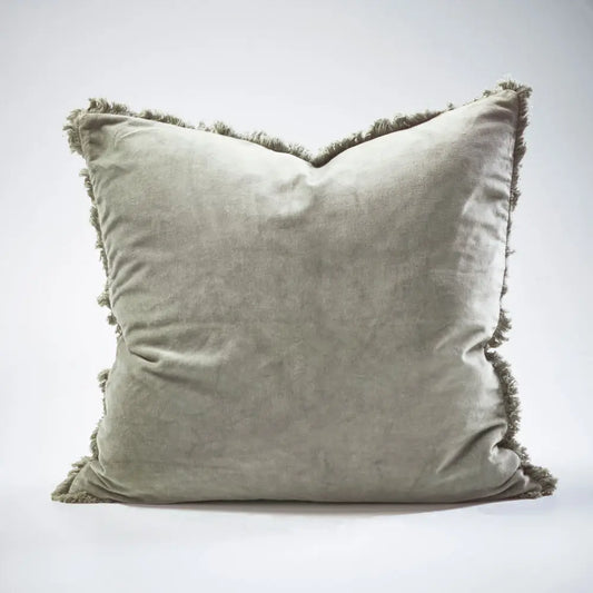 Pistachio Boho Velvet Cushion Cover