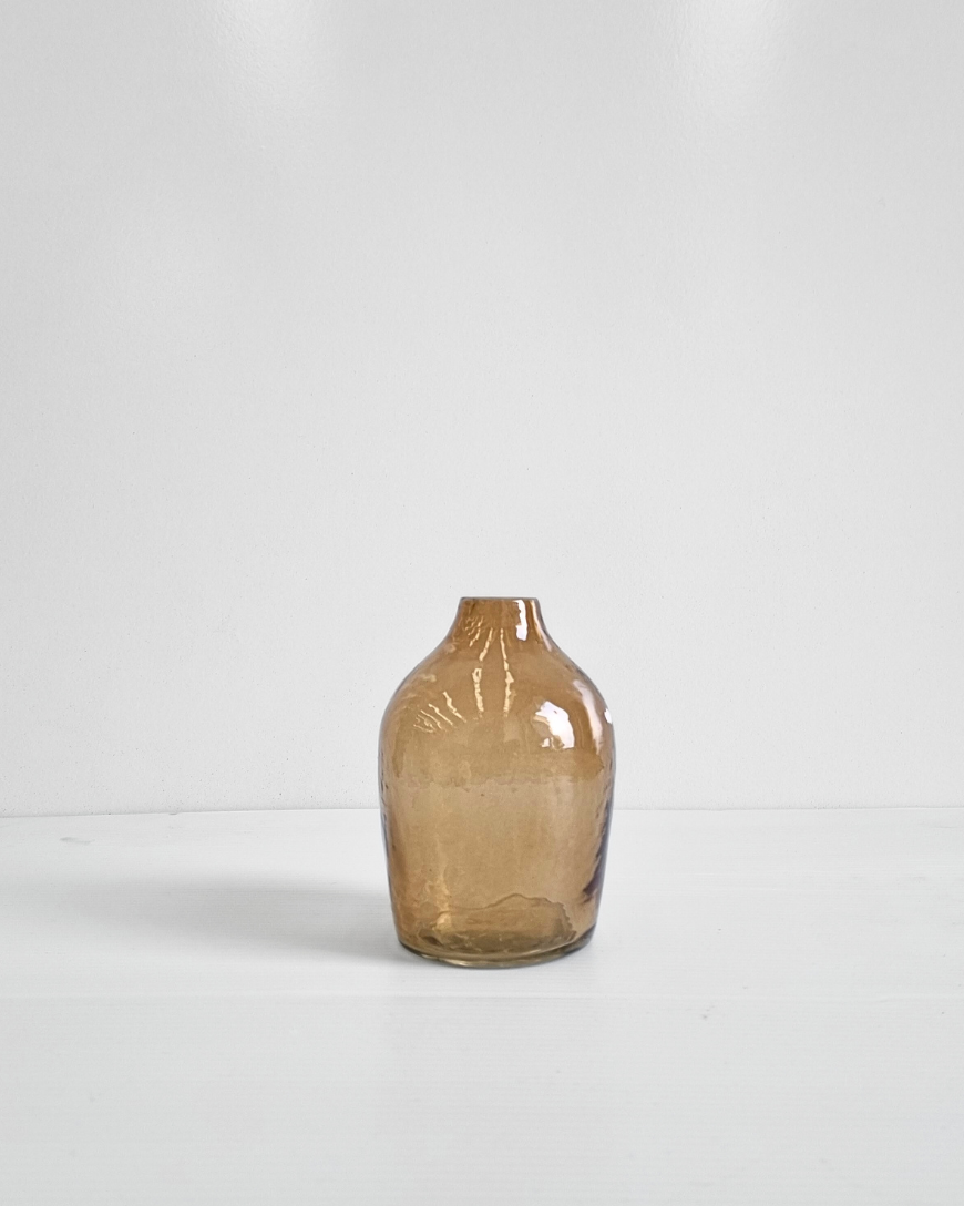 Haley Handblown Hammered Bud Vase
