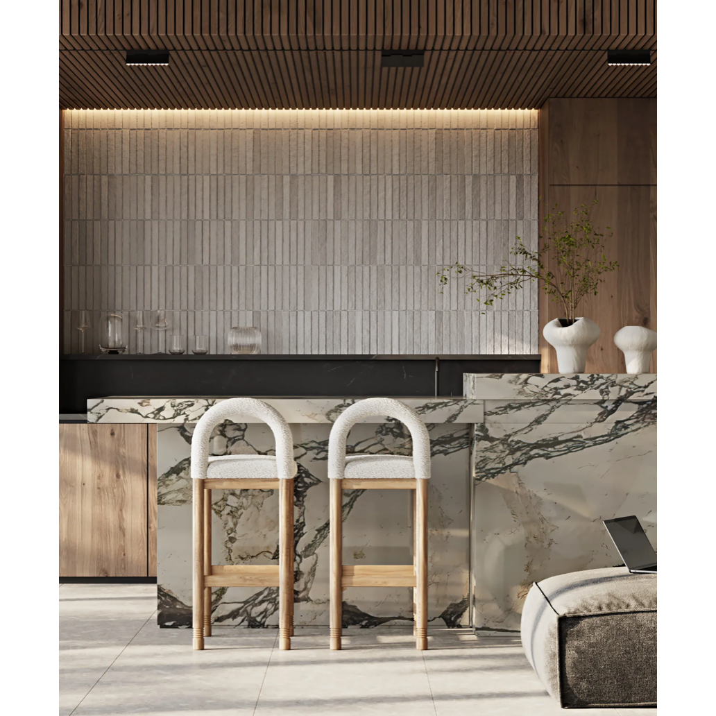 Lilah Sherpa Bar Stool