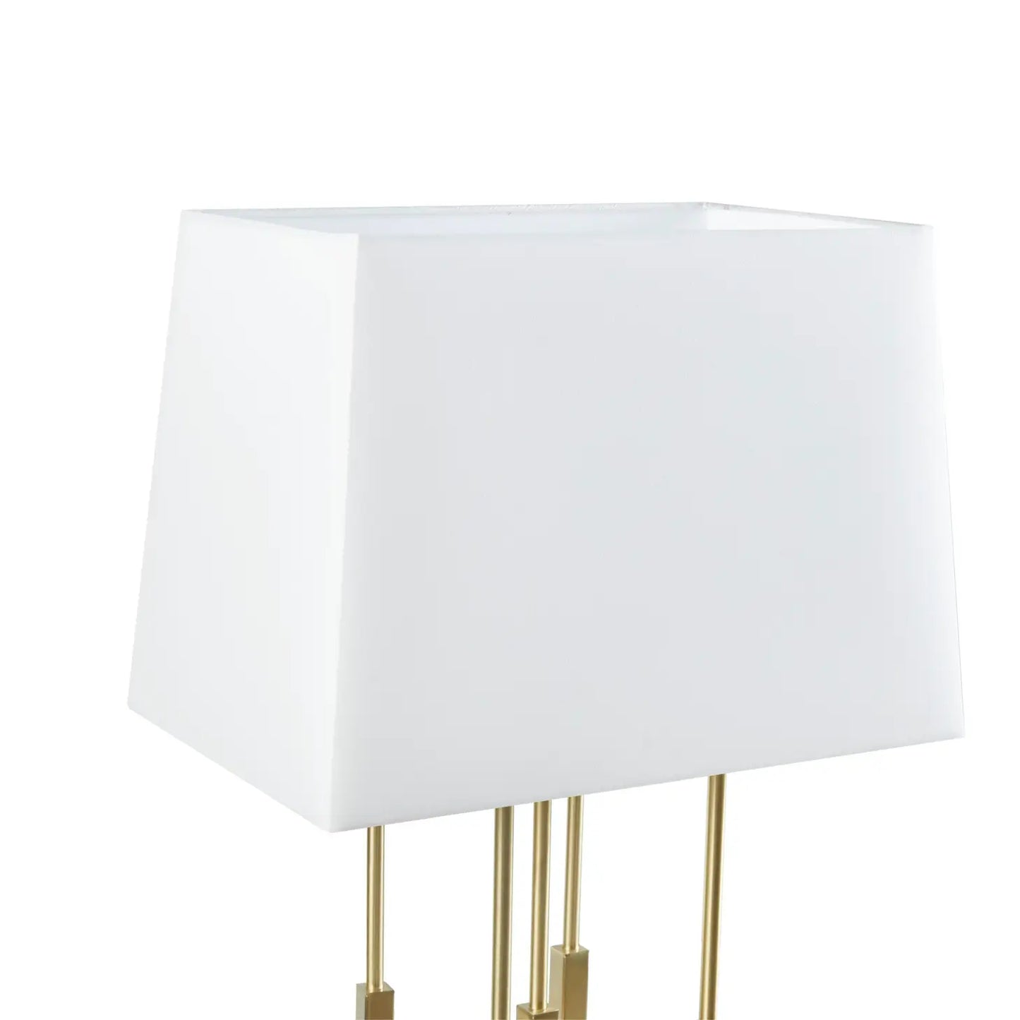 Modern Gold Table Lamp with Marble Base