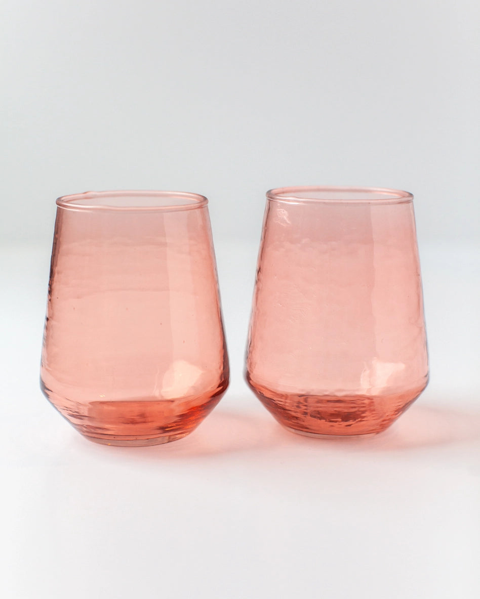 Handblown Glass Tumbler Set