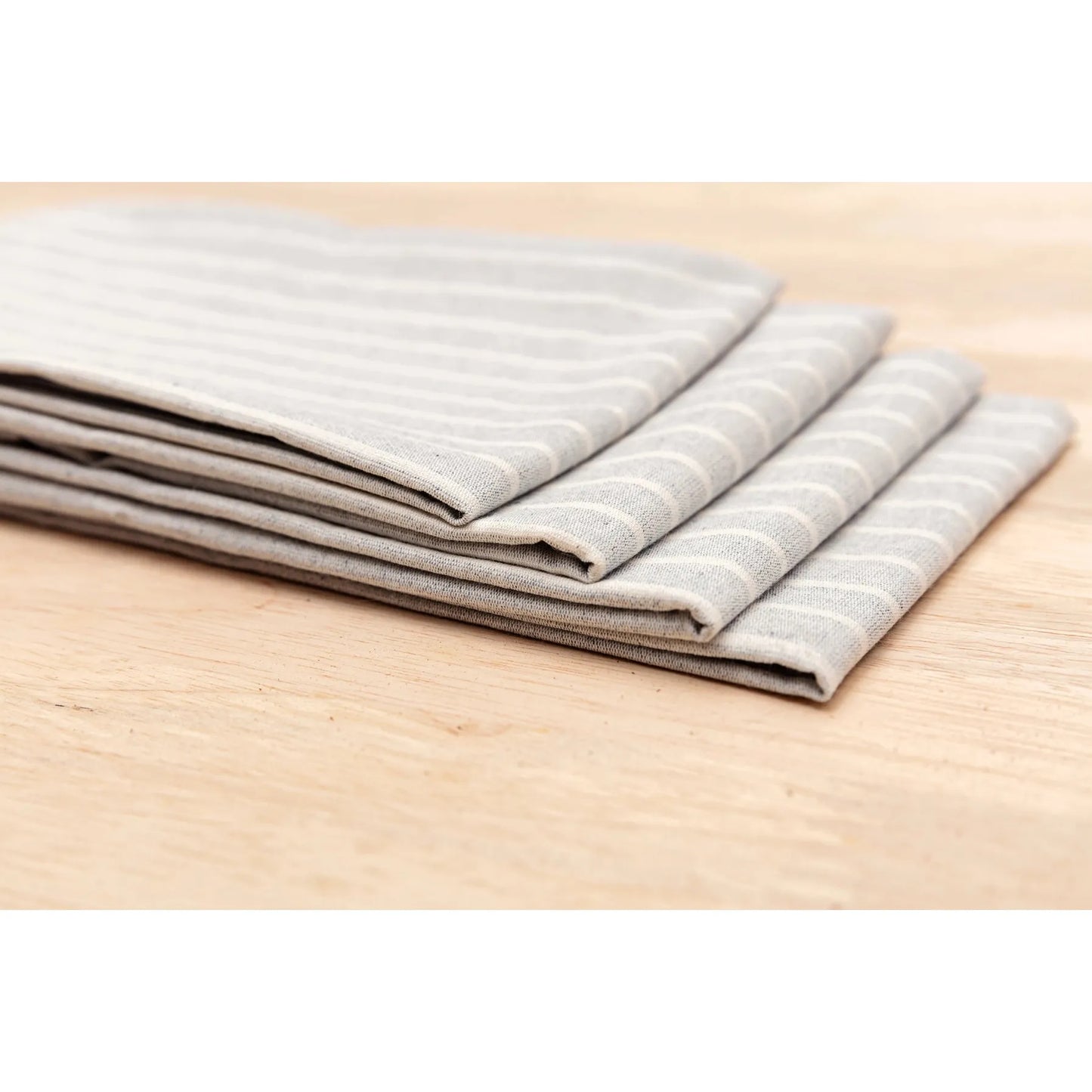 Gray Cotton Cloth Napkins- Set of 4