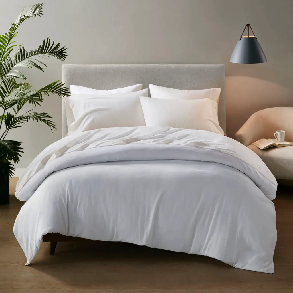 Linen Cotton Pillowcases - 2 Piece