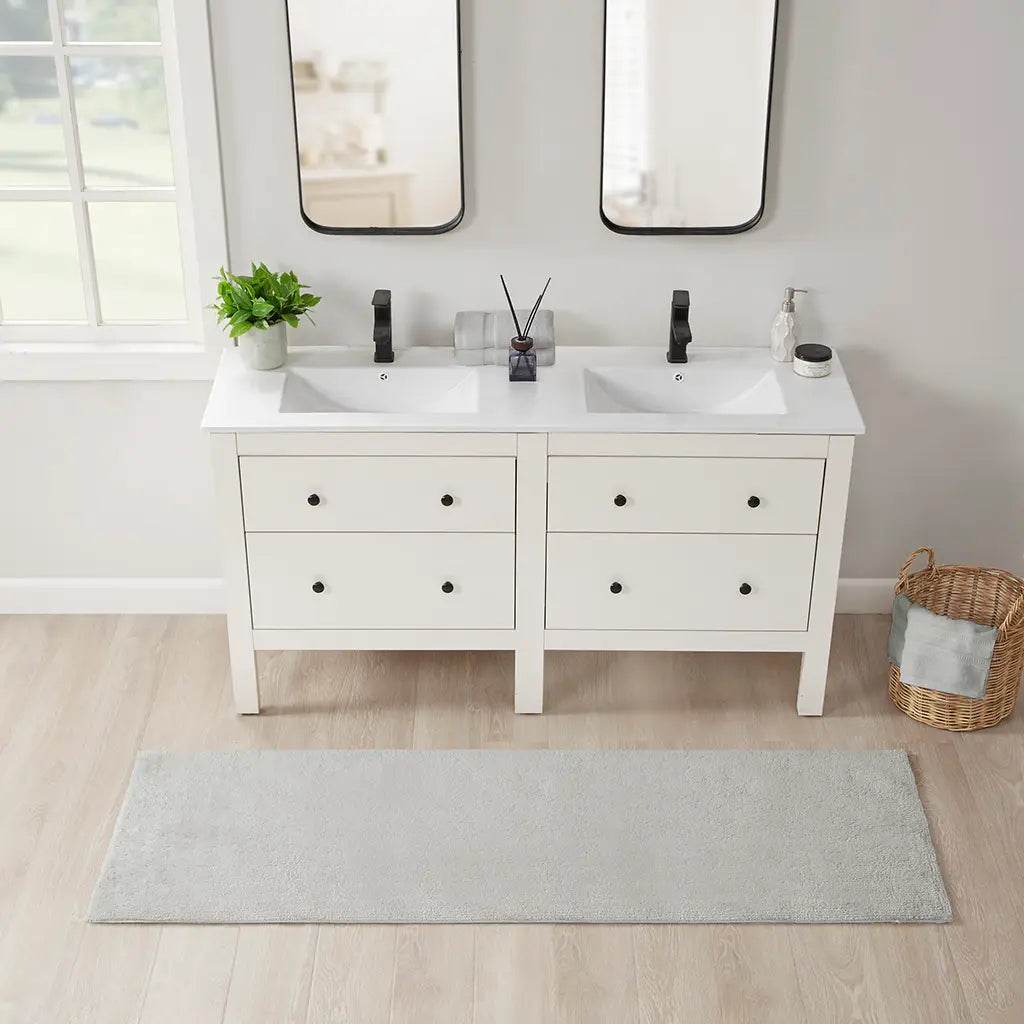 Reversible Luxury Bathroom Rug
