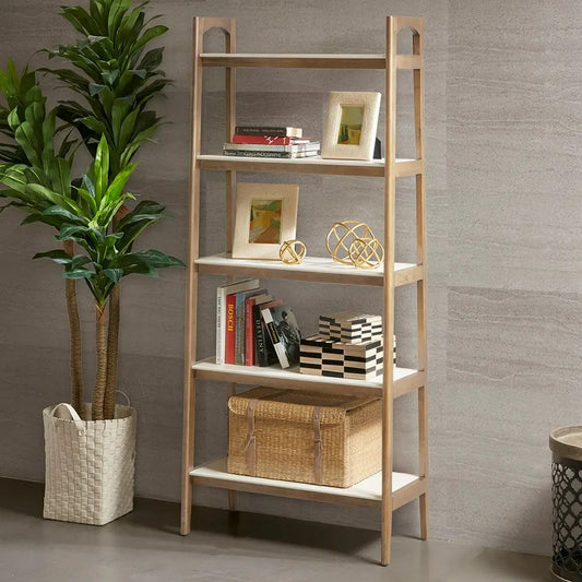 Natural Wood Bookcase/ Storage Shelf