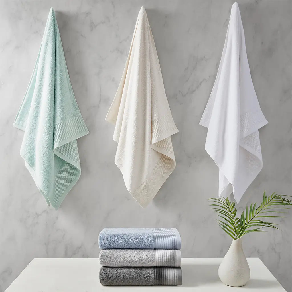6 Piece Cotton Blend Towel Set