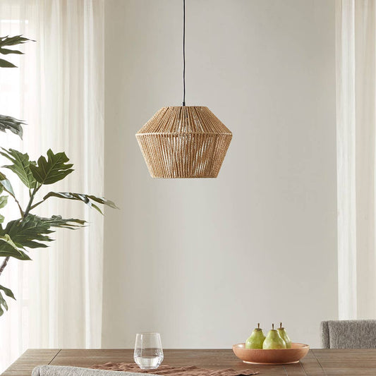 Hemp Woven Kitchen Light Pendant