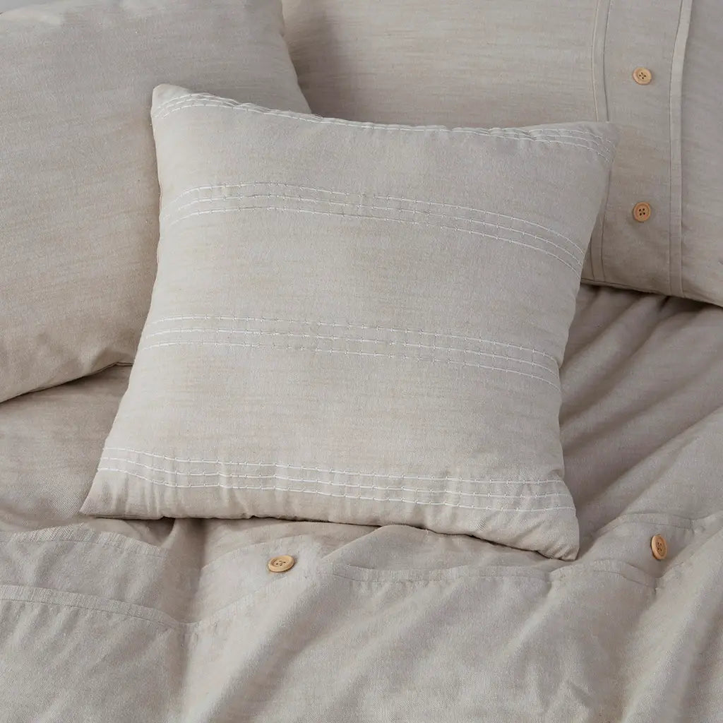 Beige Hue 100% Cotton Bedding Set