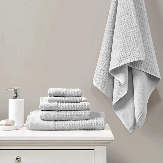 Spa Six Piece Waffle Towel Set