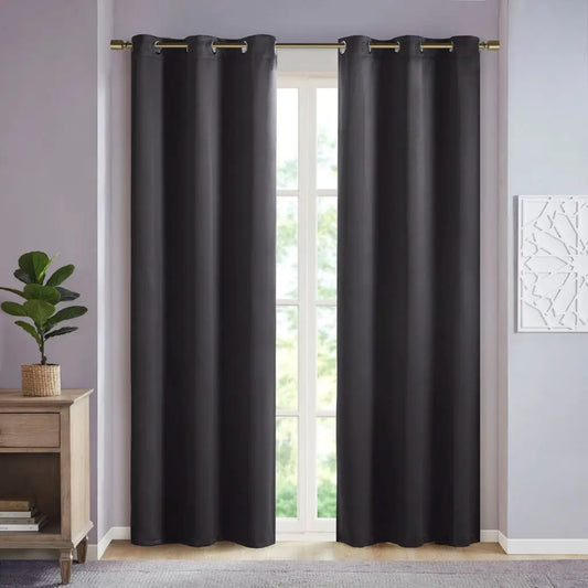 Midnight Black-out Curtain Set
