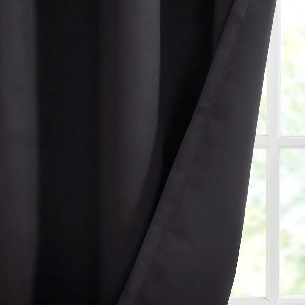 Midnight Black-out Curtain Set