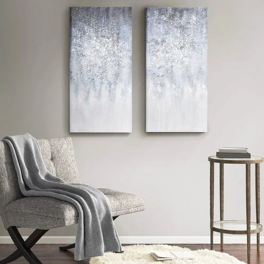 Winter Glitter 2-Piece Wall Art