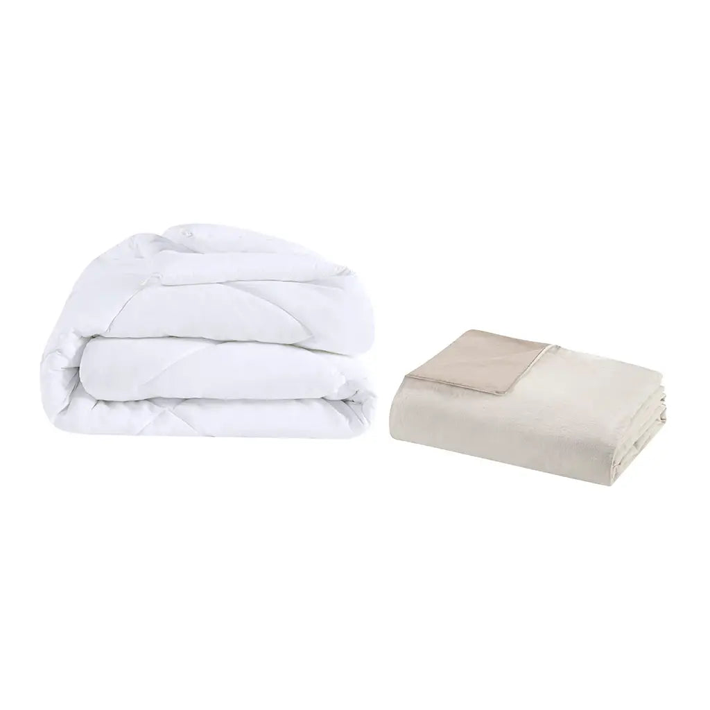 Beige Hue 100% Cotton Bedding Set