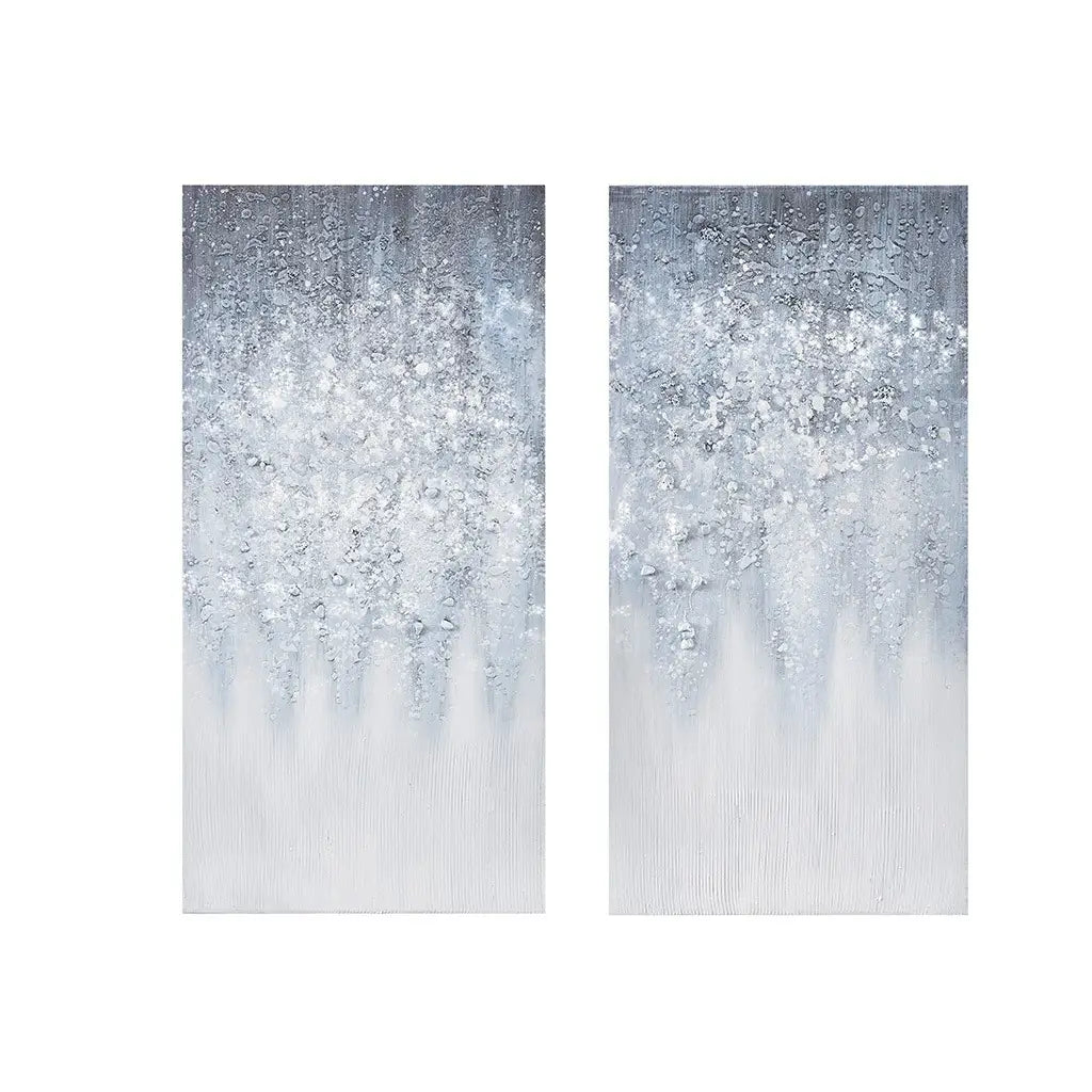 Winter Glitter 2-Piece Wall Art