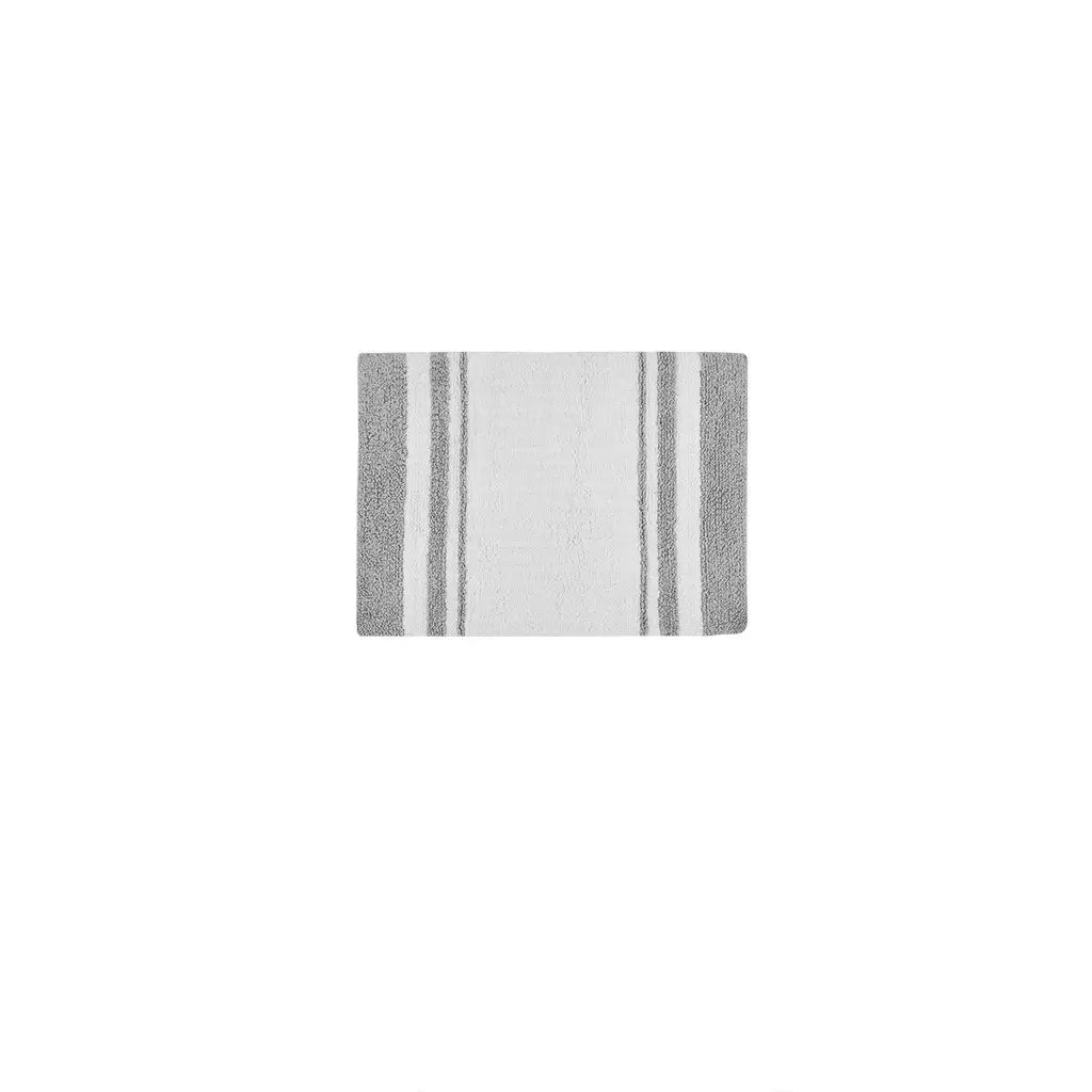 Stripe Cotton Reversible Bath Rug