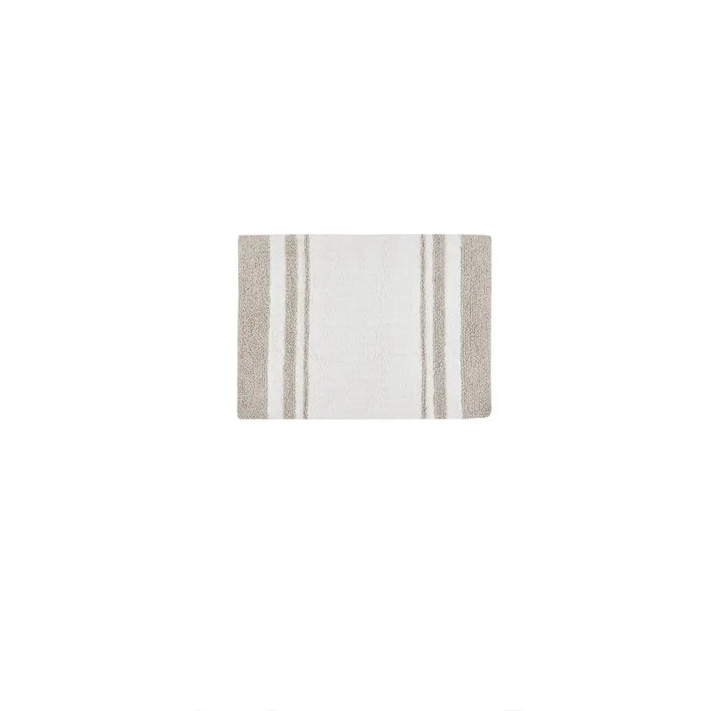 Stripe Cotton Reversible Bath Rug